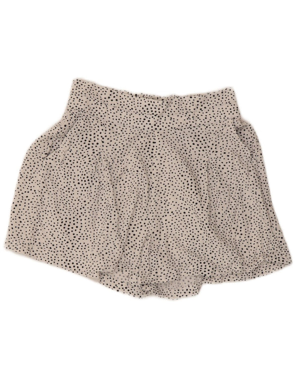 Marks & Spencer Pantaloni scurți pentru femei UK 8 Small W26 White Spotted Viscose