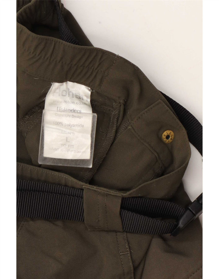 Pantaloni cargo obișnuiți pentru bărbați Rohan L35 L27 Kaki Poliamidă