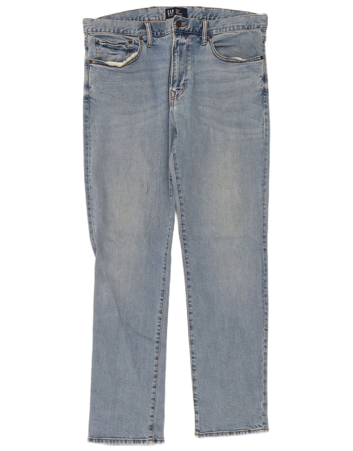 Blugi Gap pentru bărbați, slim, drepte, W36 L32, bumbac albastru