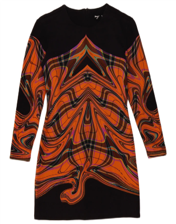 Rochie teacă cu model abstract Desigual pentru femei UK 12 Medium Black