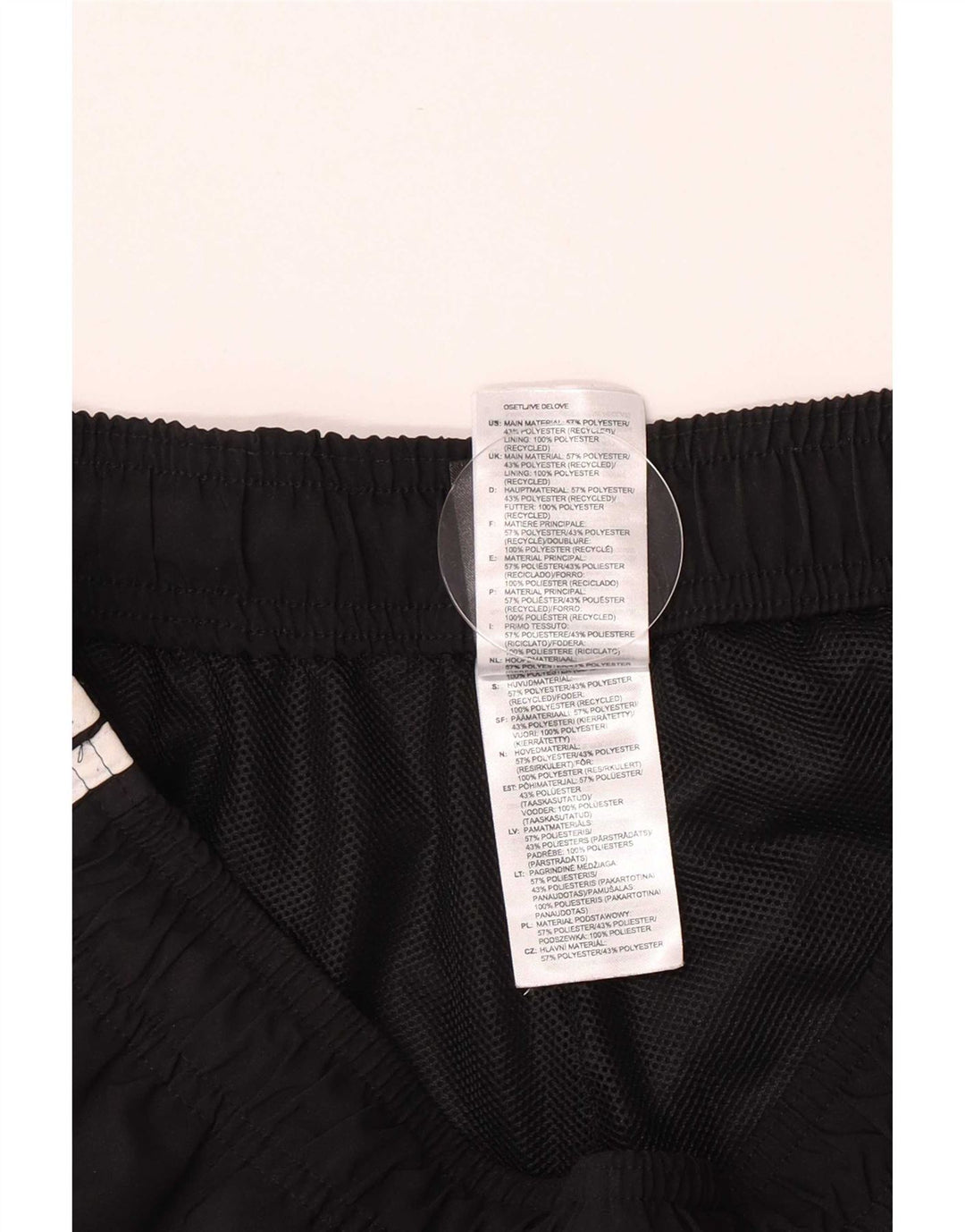 Pantaloni scurți sport pentru bărbați Adidas, poliester mediu negru