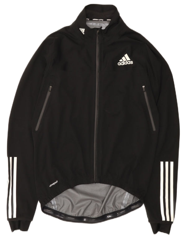 Jachetă de ploaie Adidas Climacool pentru femei UK 14 Poliester mediu negru