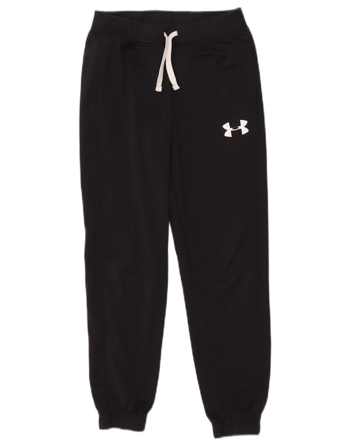 Pantaloni de trening Under Armour pentru baieti 9-10 ani negri