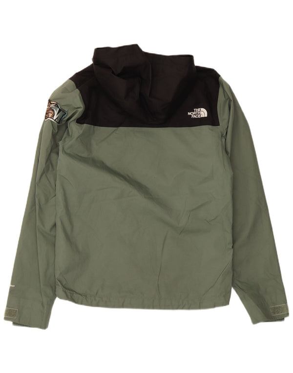 Jachetă de ploaie cu glugă The North Face Dryvent pentru bărbați UK 34 XS, verde, colorblock