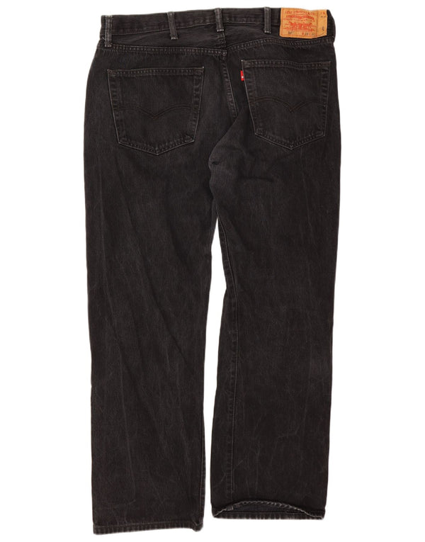 Blugi drepti pentru bărbați Levi's 501 W38 L30 bumbac negru