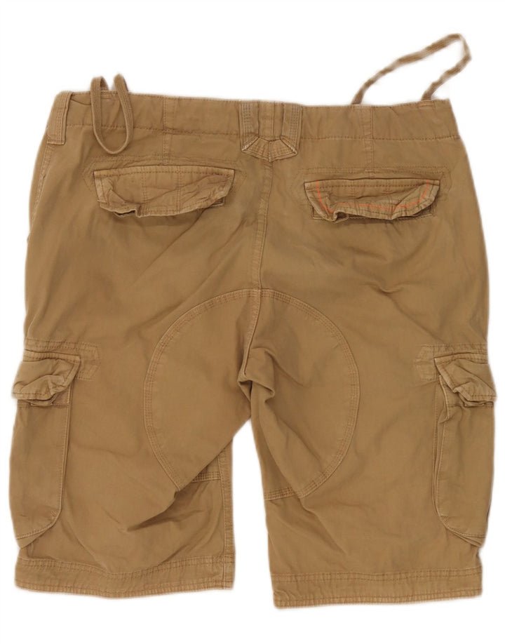 Pantaloni scurți cargo Superdry pentru bărbați, mediu W36, bumbac, bej