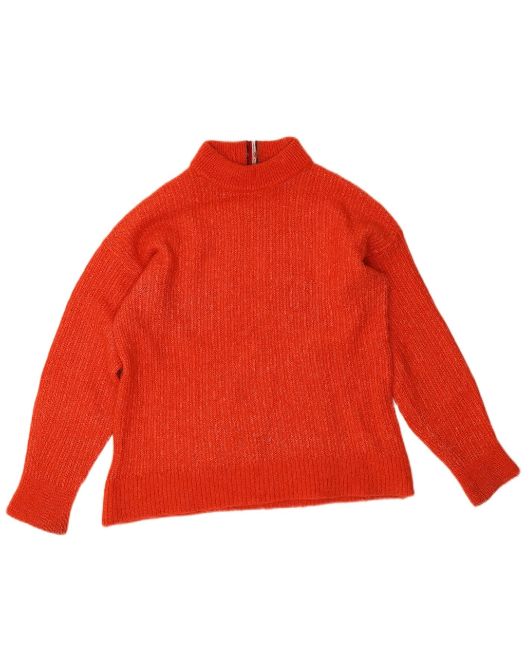 Pulover pentru femei Tommy Hilfiger cu gât rulat, portocaliu mediu UK 14