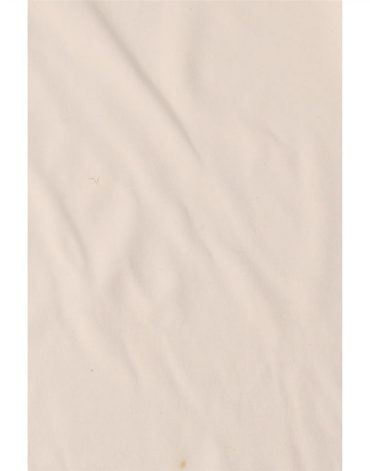 Tricou grafic Champion pentru bărbați Top mare din bumbac alb