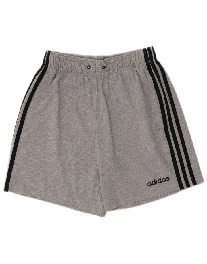 Pantaloni scurți sport adidas pentru bărbați, bumbac, gri mic