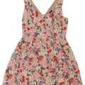 Rochie de soare Oasis pentru femei UK 12 Medium Beige Floral Poliester