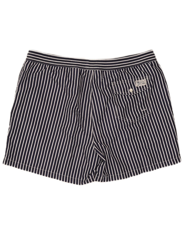 Pantaloni scurți de înot Polo Ralph Lauren pentru bărbați, 2XL, poliester cu dungi bleumarin