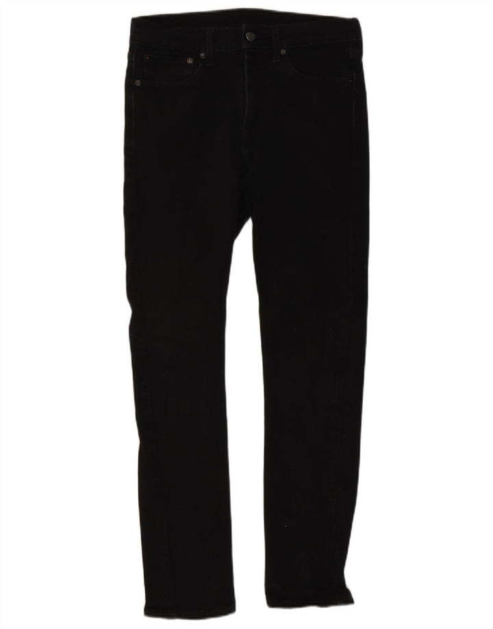Blugi skinny pentru bărbați LEVI'S W31 L29 bumbac negru