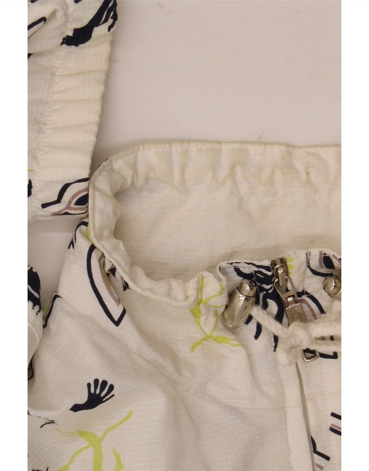 Jachetă de trening supradimensionată Etirel pentru femei UK 14 Medium White Floral