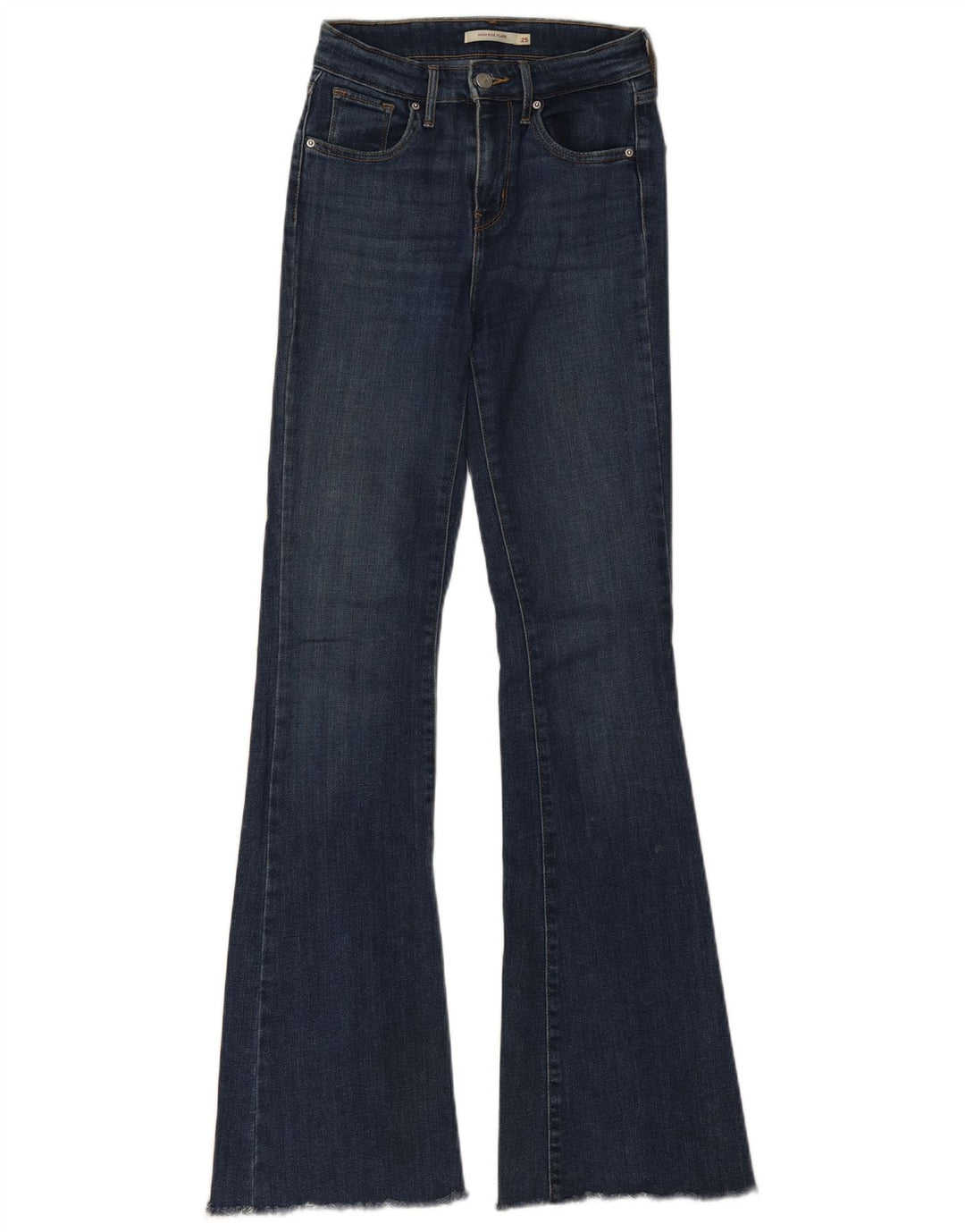 Blugi evazați Levi's pentru femei cu talie înaltă L25 L32 bumbac bleumarin