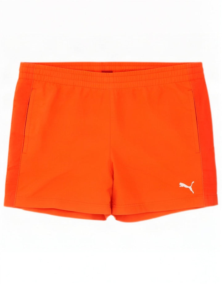 Pantaloni scurți de înot Puma pentru bărbați, portocalii mici