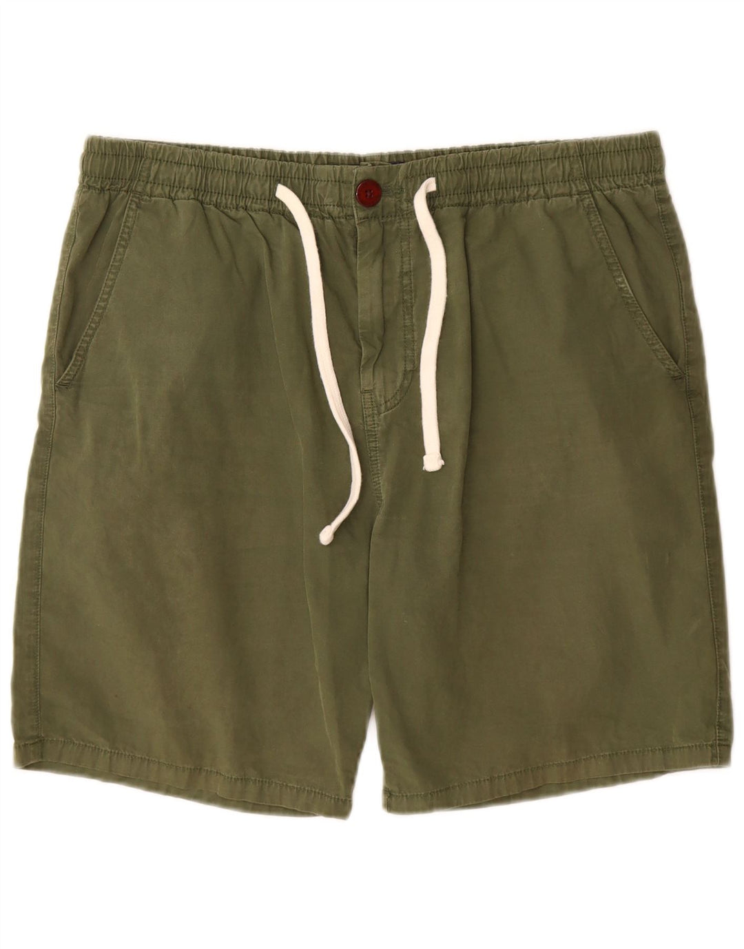 Pantaloni scurți chino Superdry pentru bărbați, mari W34, bumbac kaki