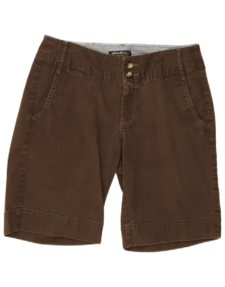 EDDIE BAUER Pantaloni scurți chino Blakely Fit pentru femei US 6 Medium W30, bumbac maro