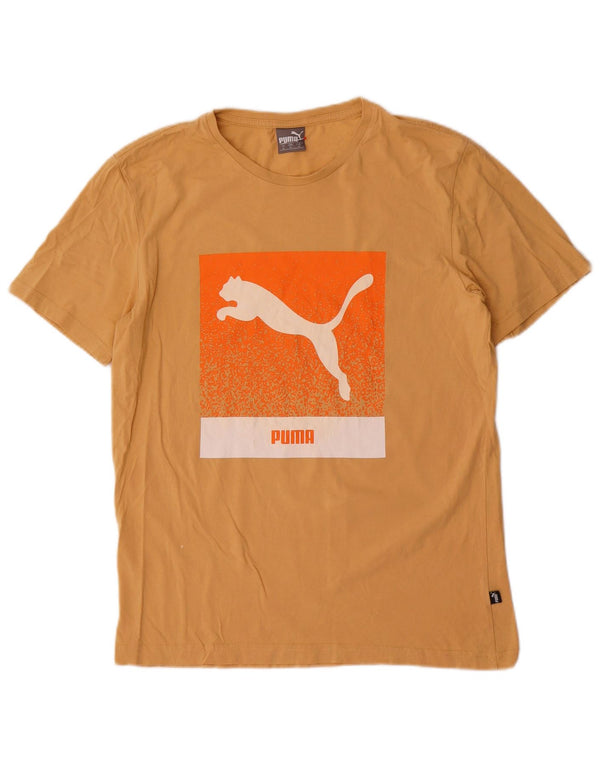 Tricou grafic Puma pentru bărbați Top Mediu Galben