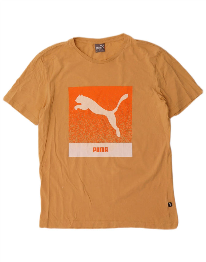 Tricou grafic Puma pentru bărbați Top Mediu Galben