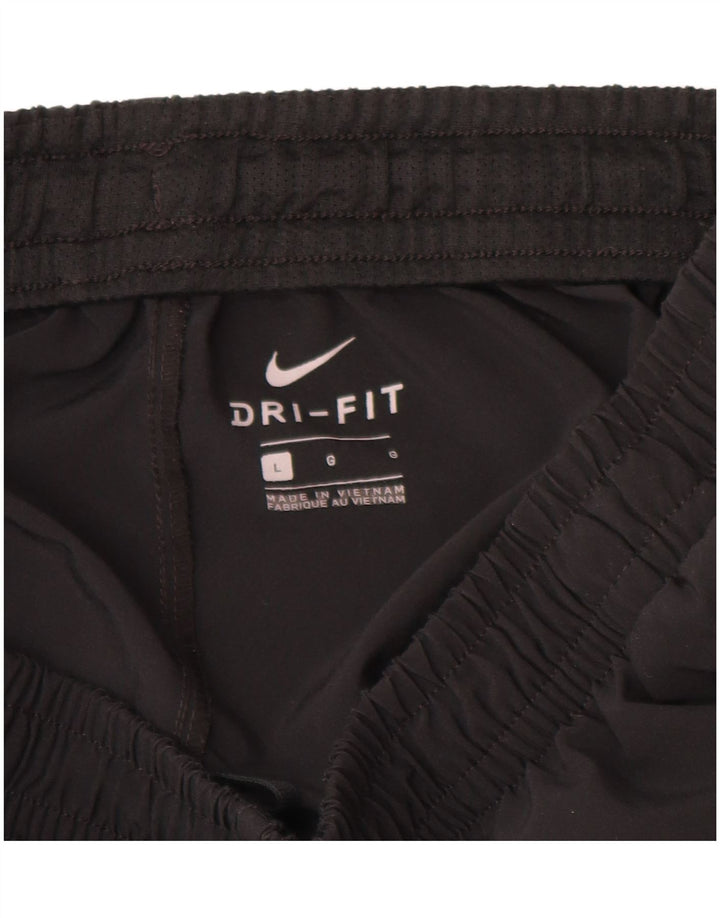 Pantaloni de trening NIKE Dri Fit pentru bărbați Pantaloni de jogging, mari, negru, poliester
