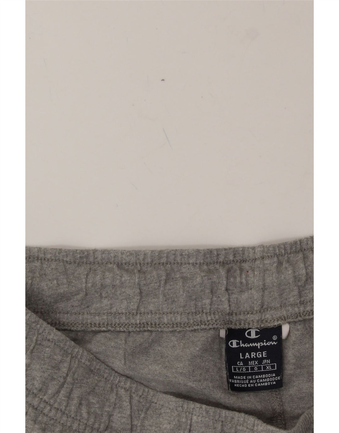 CHAMPION Mens Sport Shorts Large  Grey Cotton Vintage Champion and Second-Hand Champion from Messina Hembry 
