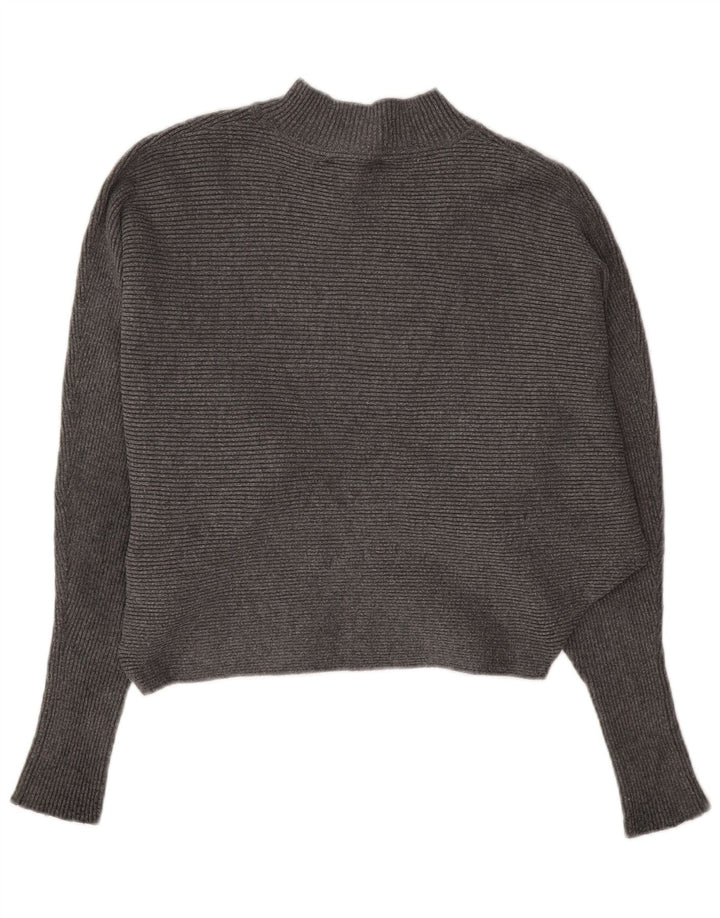 Pulover oversize cu gât țestoasă pentru femei Zara UK 10 Mic Gri