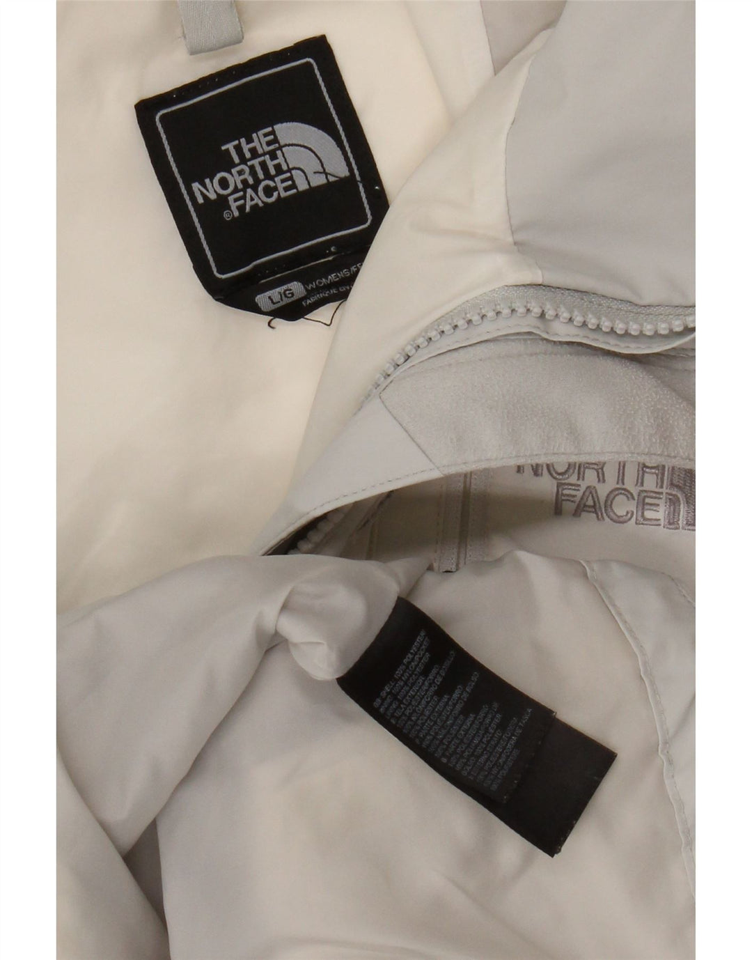 Jachetă de ploaie The North Face pentru femei UK 16 Large White Colorblock Poliester