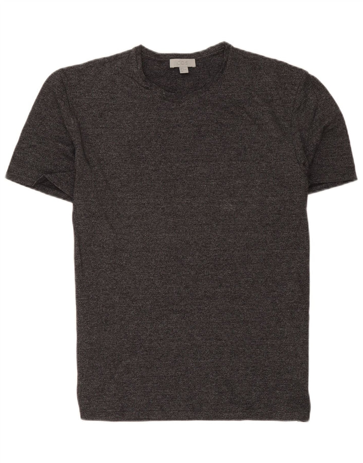 Tricou pentru bărbați Cos Top Mediu Gri bumbac cu pete