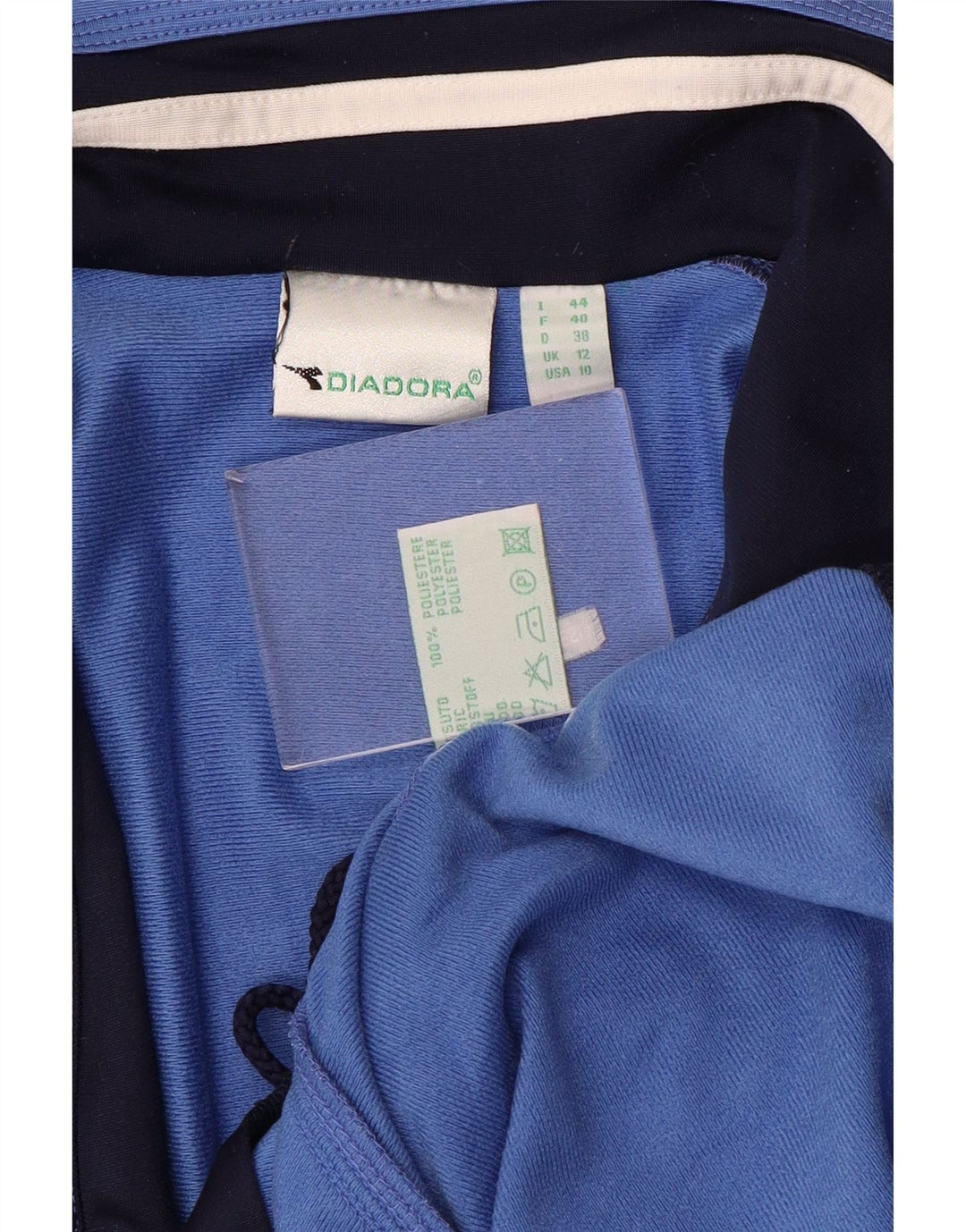 DIADORA Jachetă de trening pentru femei UK 12 Medium Blue Colorblock