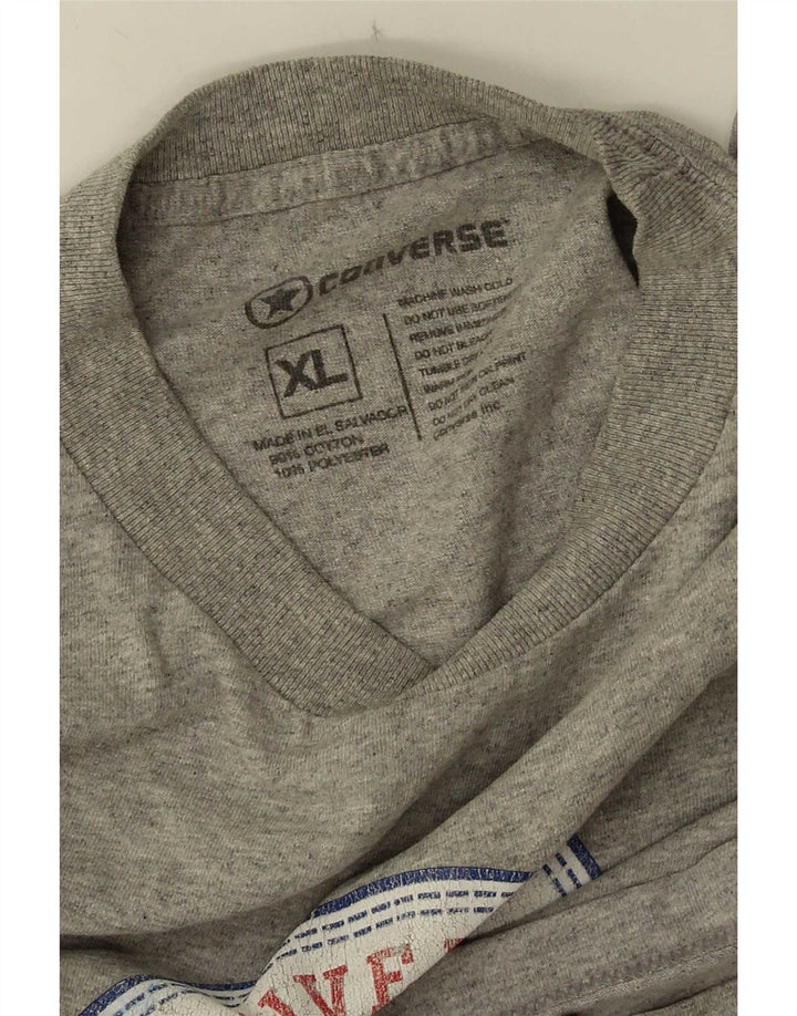 Tricou grafic Converse Chuck Taylor pentru bărbați, XL, gri