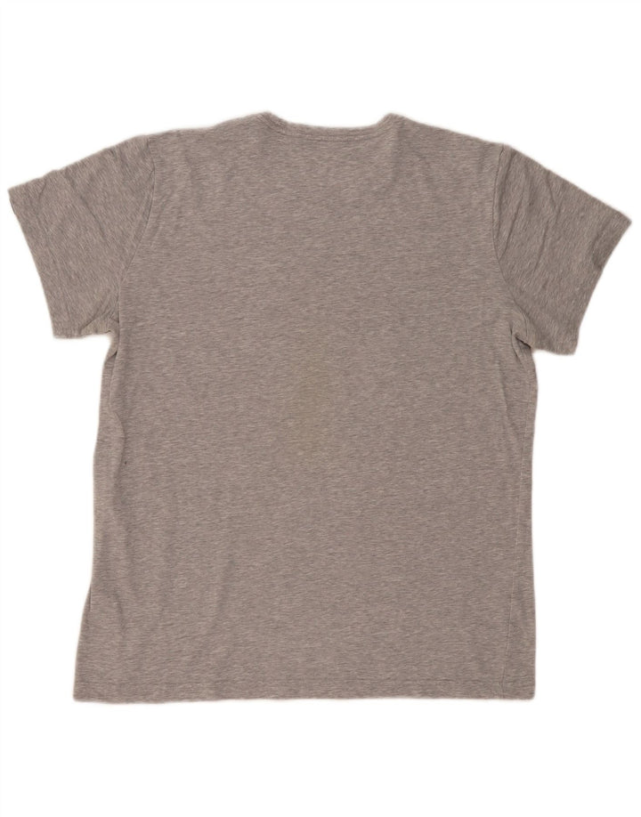 Tricou grafic ADIDAS Climalite pentru bărbați Top mare gri