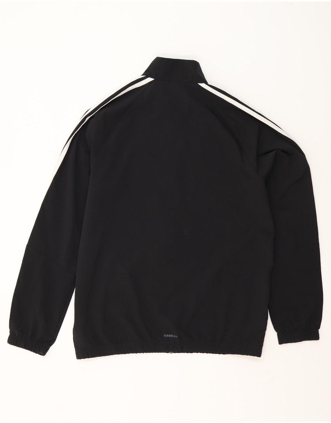 Jachetă Adidas Aeroready pentru trening pentru băieți 15-16 ani, poliester negru