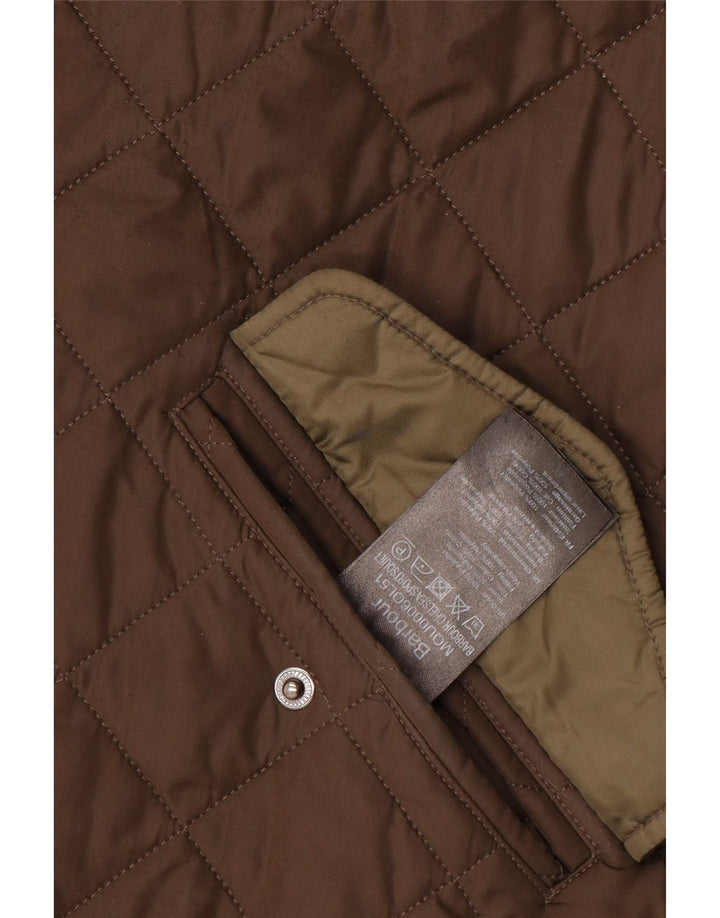 BARBOUR Jachetă matlasată pentru bărbați UK 42 XL Maro Poliester