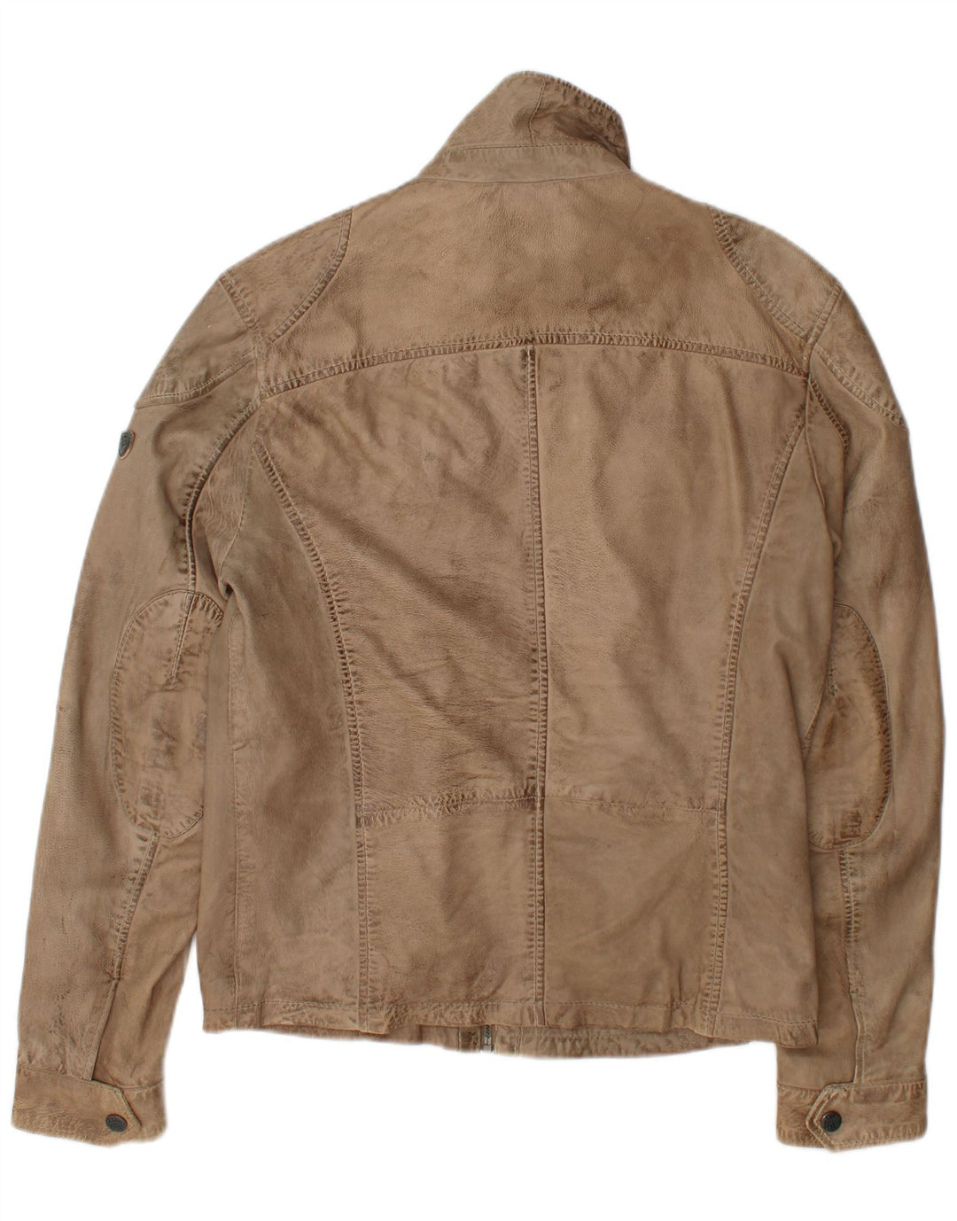 Geacă de piele pentru bărbați Gipsy UK 36 Small Beige