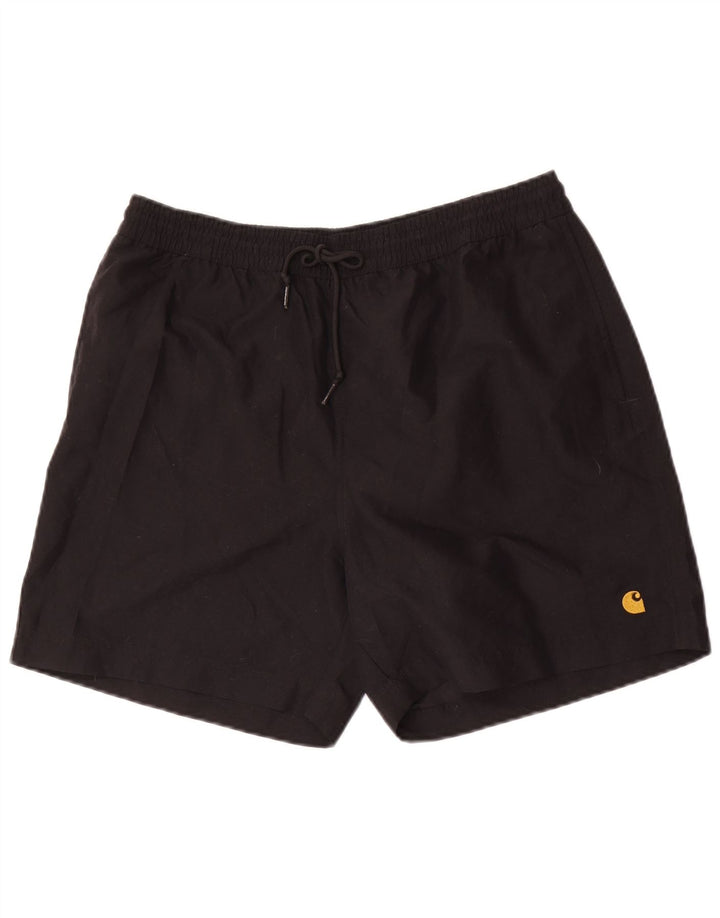 Pantaloni scurți de înot Carhartt pentru bărbați, mari, negru, poliester