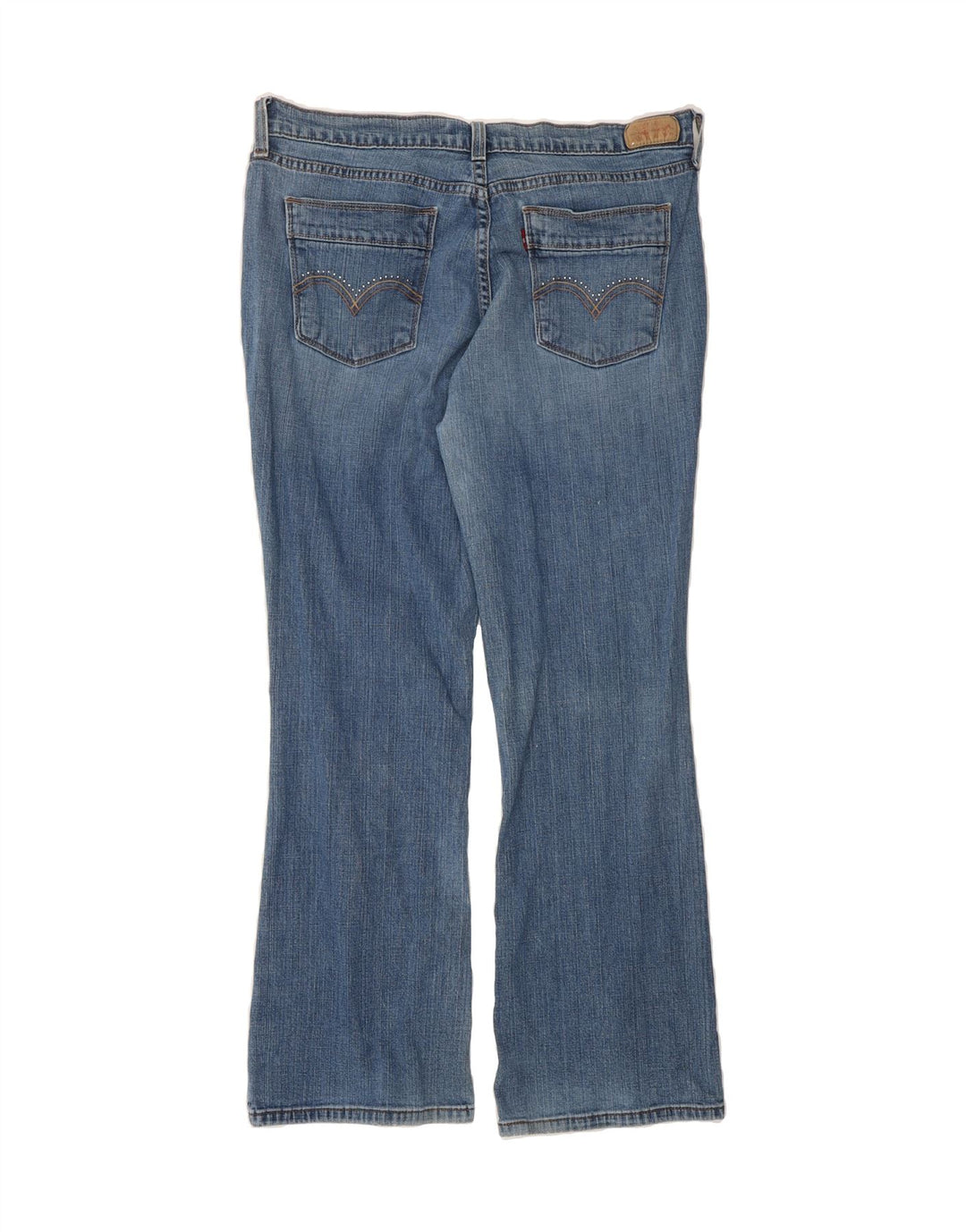 LEVI'S Womens 515 Bootcut Jeans US 12 Large W34 L28 Blue Cotton Vintage Levi's and Second-Hand Levi's from Messina Hembry 