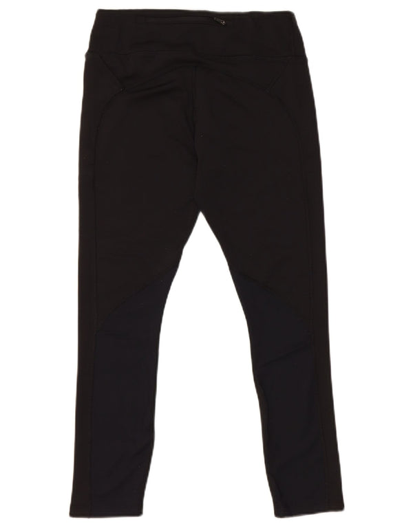 Leggings crop pentru femei Nike Dri Fit UK 10 Poliester negru mic