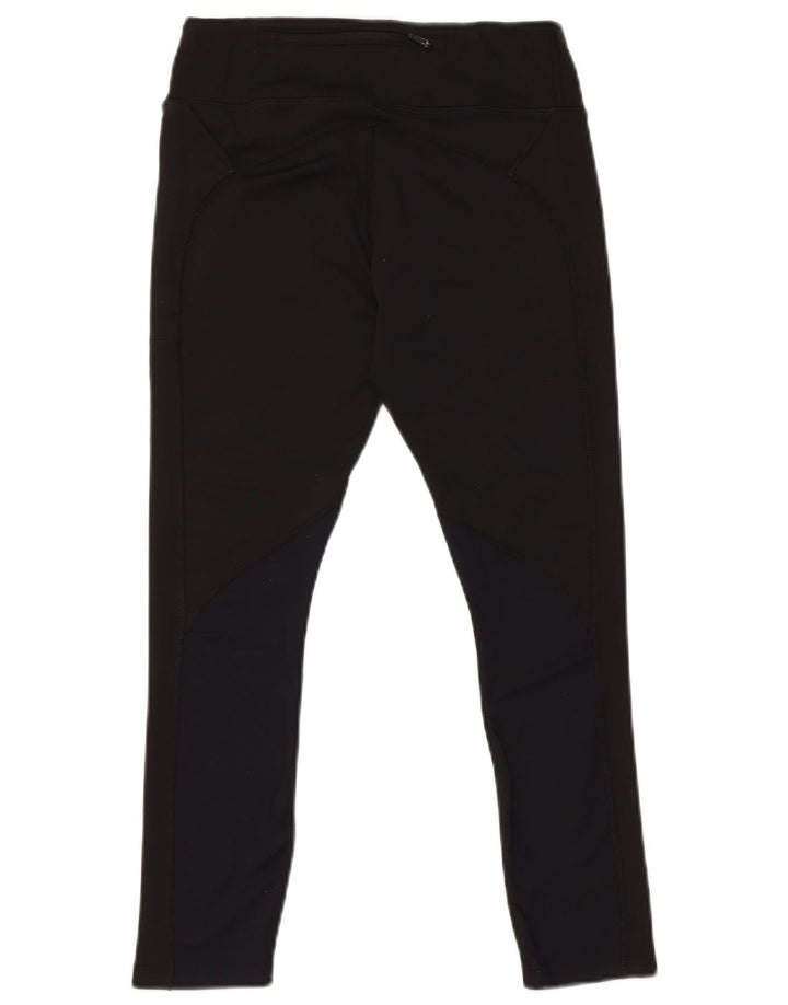 Leggings crop pentru femei Nike Dri Fit UK 10 Poliester negru mic