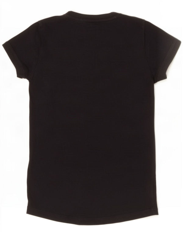 Tricou grafic Adidas Fete Top 13-14 Ani Bumbac Negru
