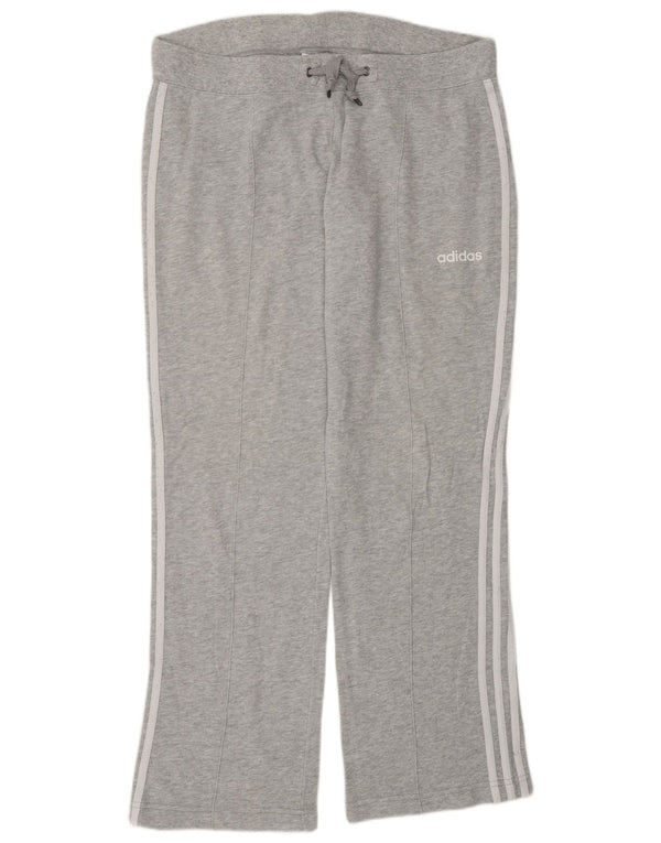 Pantaloni de trening Adidas pentru femei UK 14, bumbac gri mediu