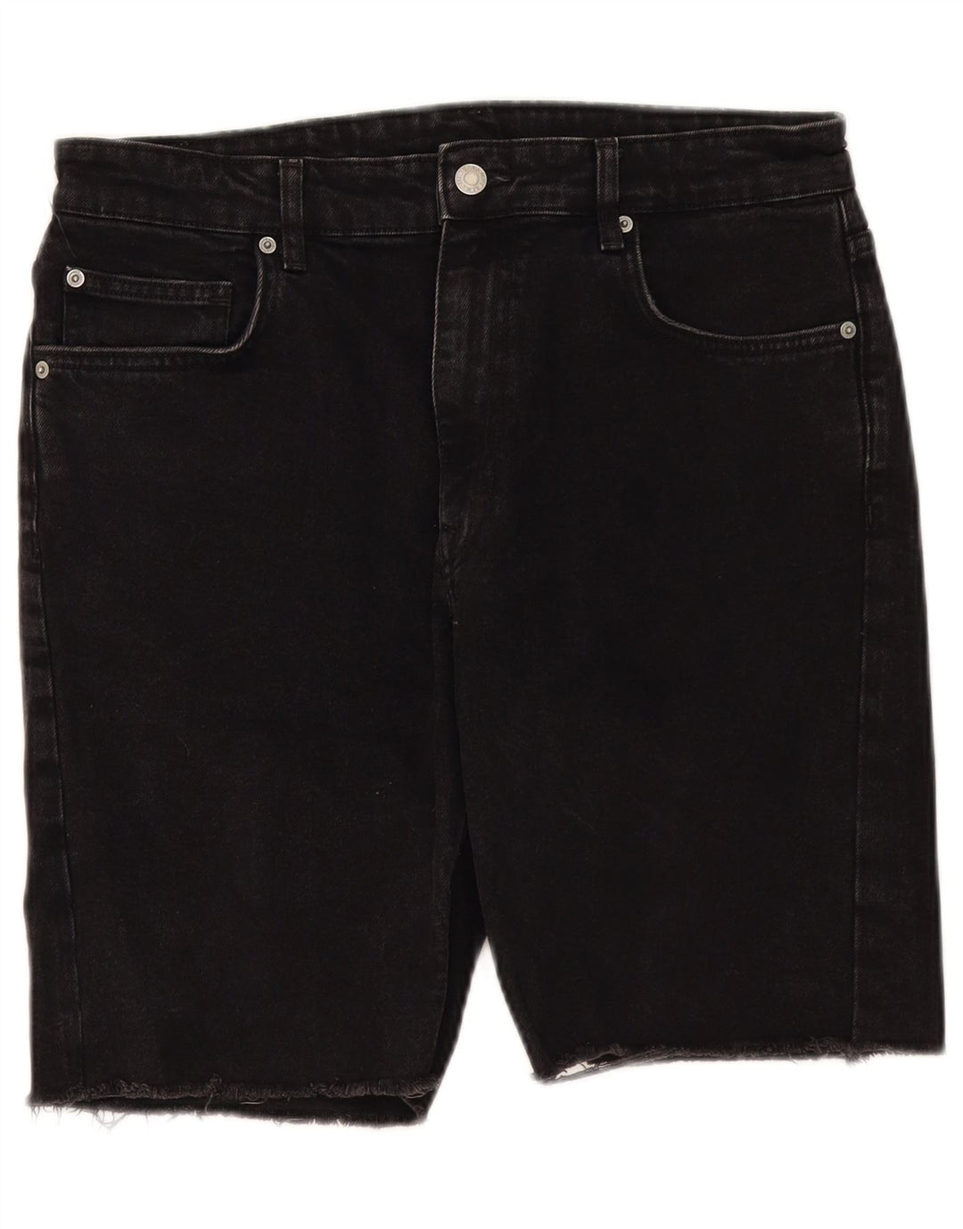 Pantaloni scurți din denim pentru bărbați Zara EU 42 Large W32 Black