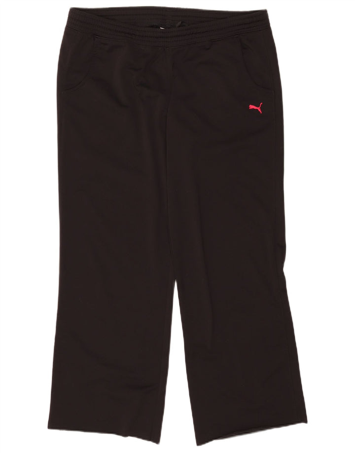 Pantaloni de trening Puma pentru femei UK 16 Poliester negru mare