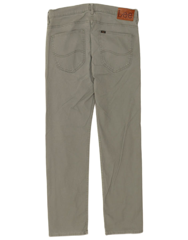 Pantaloni casual Lee Powell Slim pentru bărbați L33 L29, bumbac verde