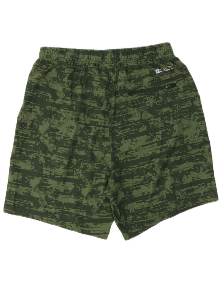 Pantaloni scurți sport pentru bărbați Mountain Warehouse Poliester camuflaj verde mediu