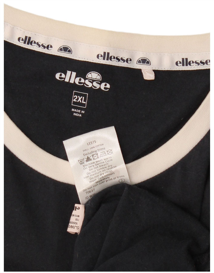 Tricou pentru bărbați Ellesse Top 2XL Bumbac bleumarin