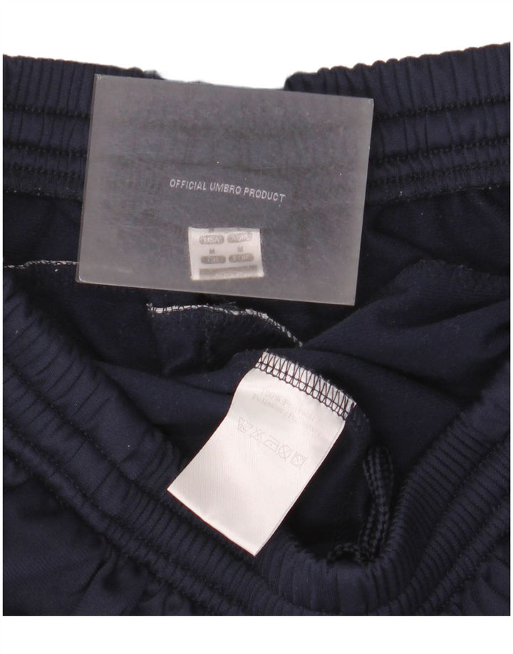 Pantaloni de trening grafic pentru bărbați Umbro, poliester mediu albastru bleumarin