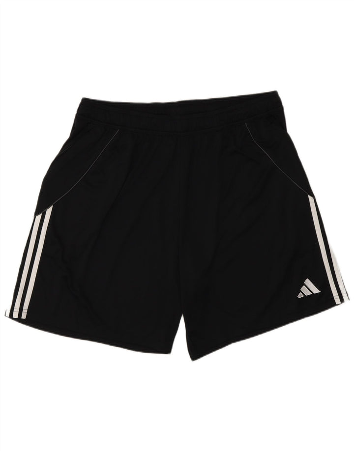 Pantaloni scurți sport pentru bărbați Adidas Regular Fit 2XL, poliester negru