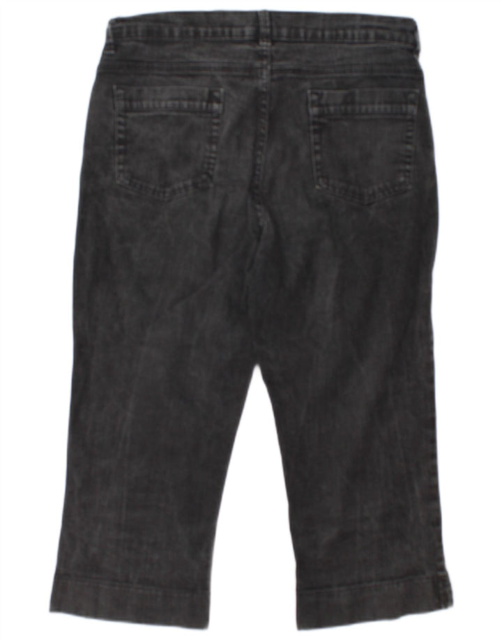 Blugi Capri pentru femei Marks & Spencer UK 12 Medium W30 L19 Bumbac gri