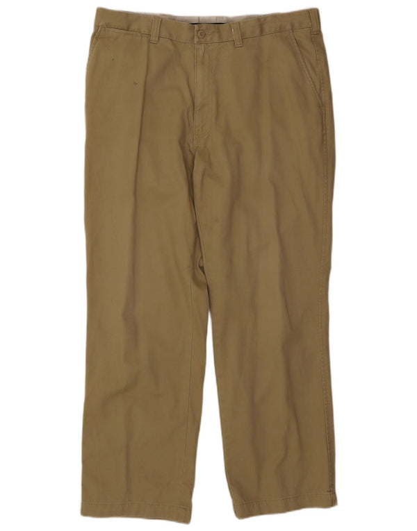 Marks & Spencer Pantaloni chino drepți Blue Harbour pentru bărbați W38 L31 bej