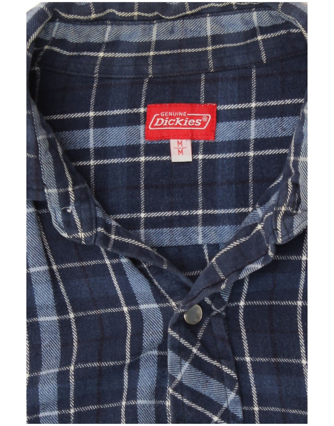 Cămașă de flanel pentru bărbați Dickies, carouri medii bleumarin